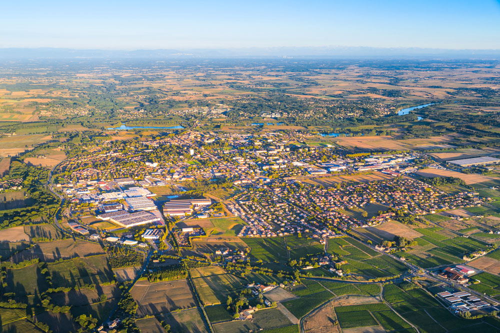 Photo de la ville de Belleville dans le Rhône