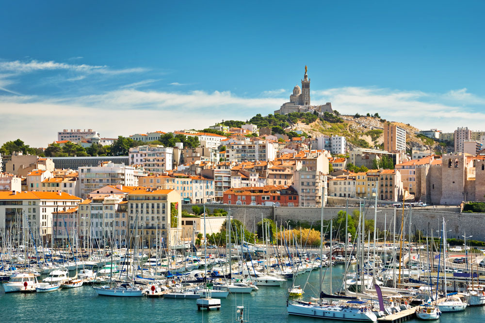 Photo de la ville de Marseille dans les Bouches-du-Rhône