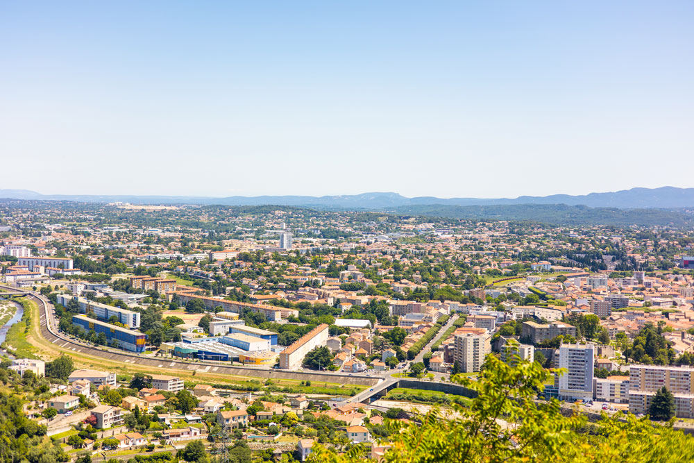 Photo de la ville de Alès dans le Gard