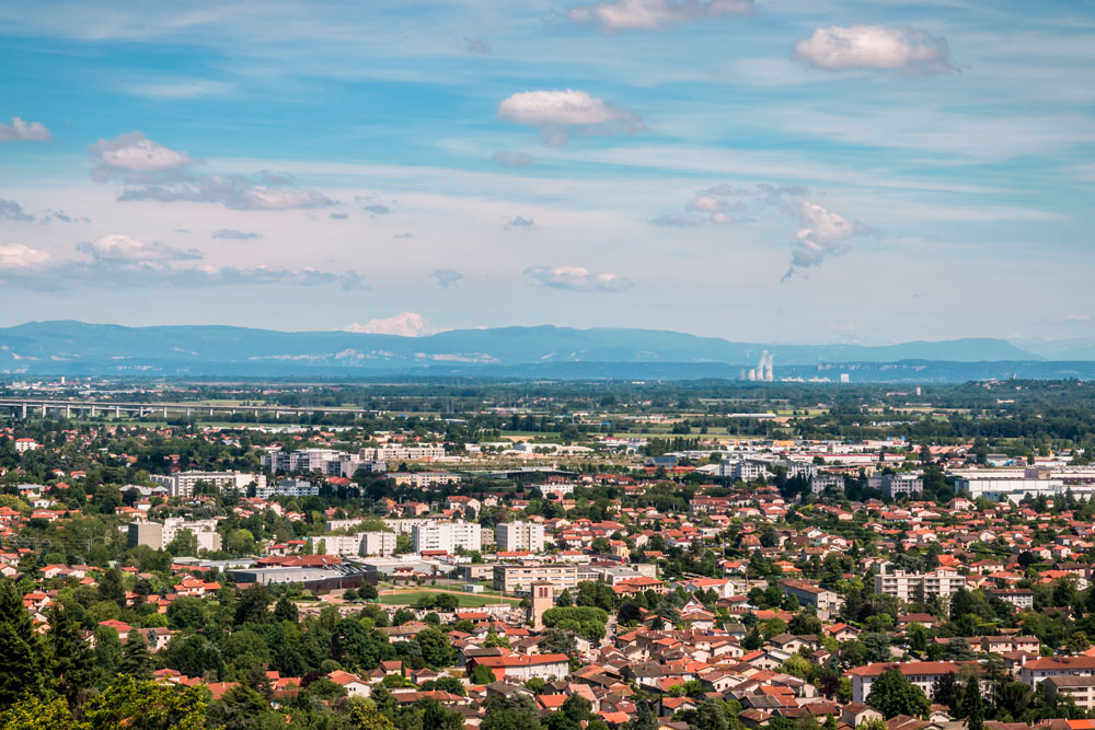 Photo de la ville de Miribel dans l'Ain