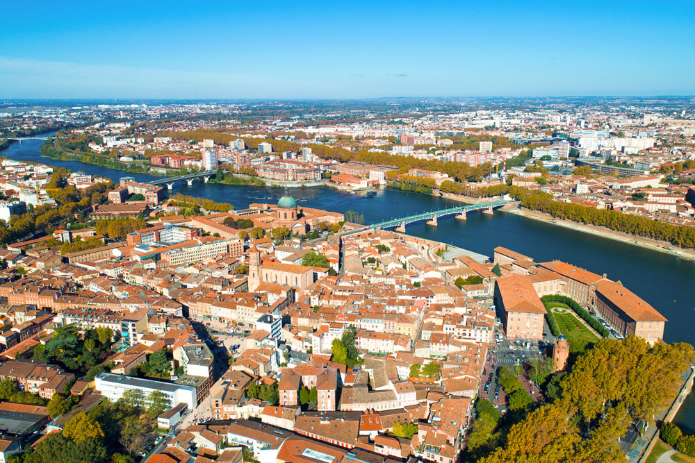 Photo de la ville de Toulouse dans la Haute-Garonne